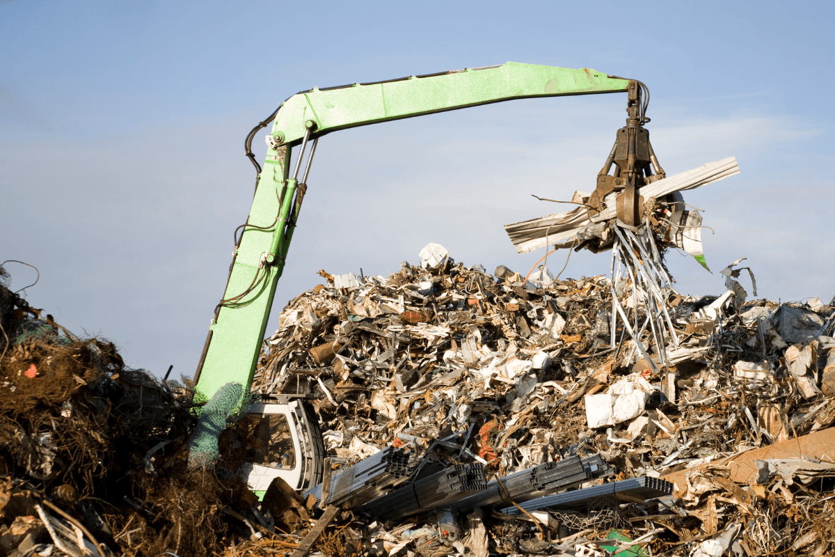 Metaalrecycling in actie