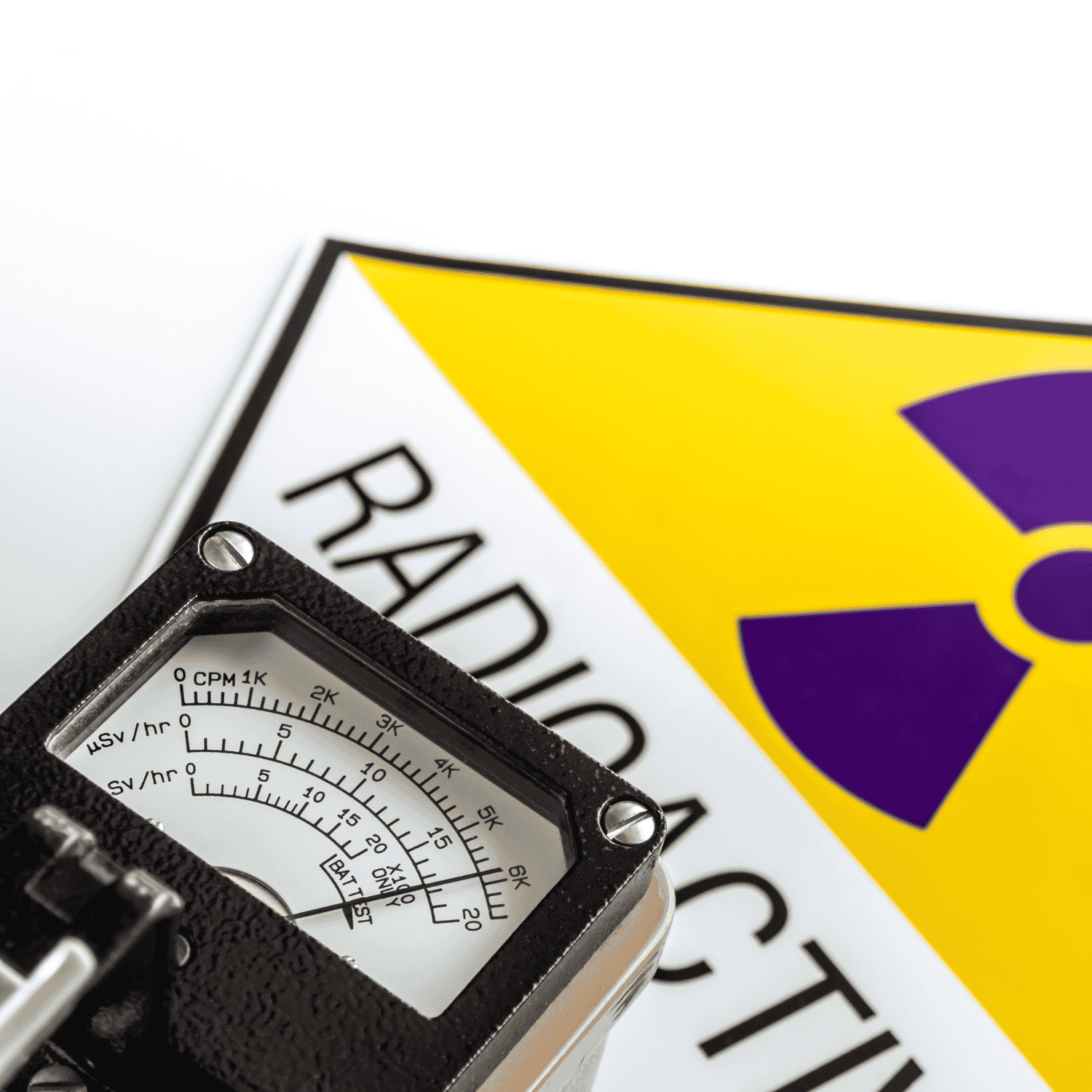 Stralingsdetectie pictogram